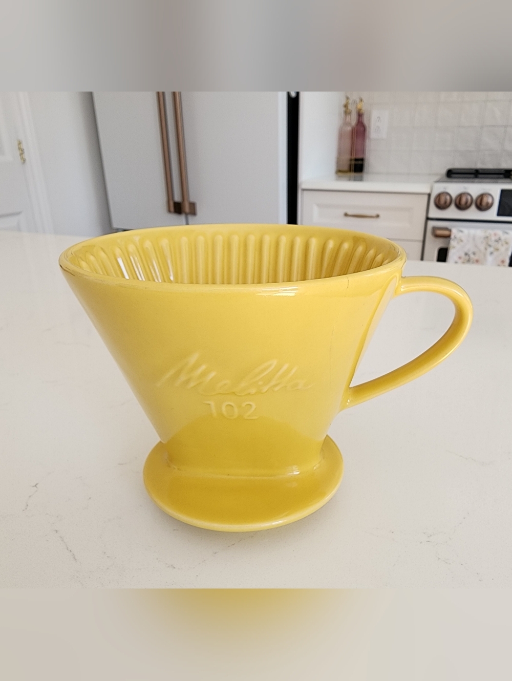 Vintage Melitta 102, Porcelain Coffee Filter, West Germany - 1950s